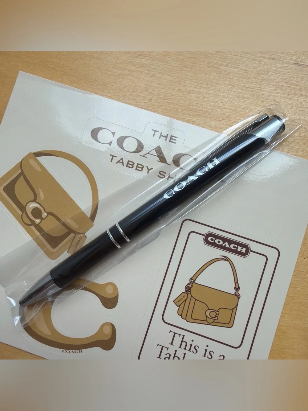Coach Tabby Shop Pop-Up Limited Edition Notebook, Pen & Sticker Set New in a box